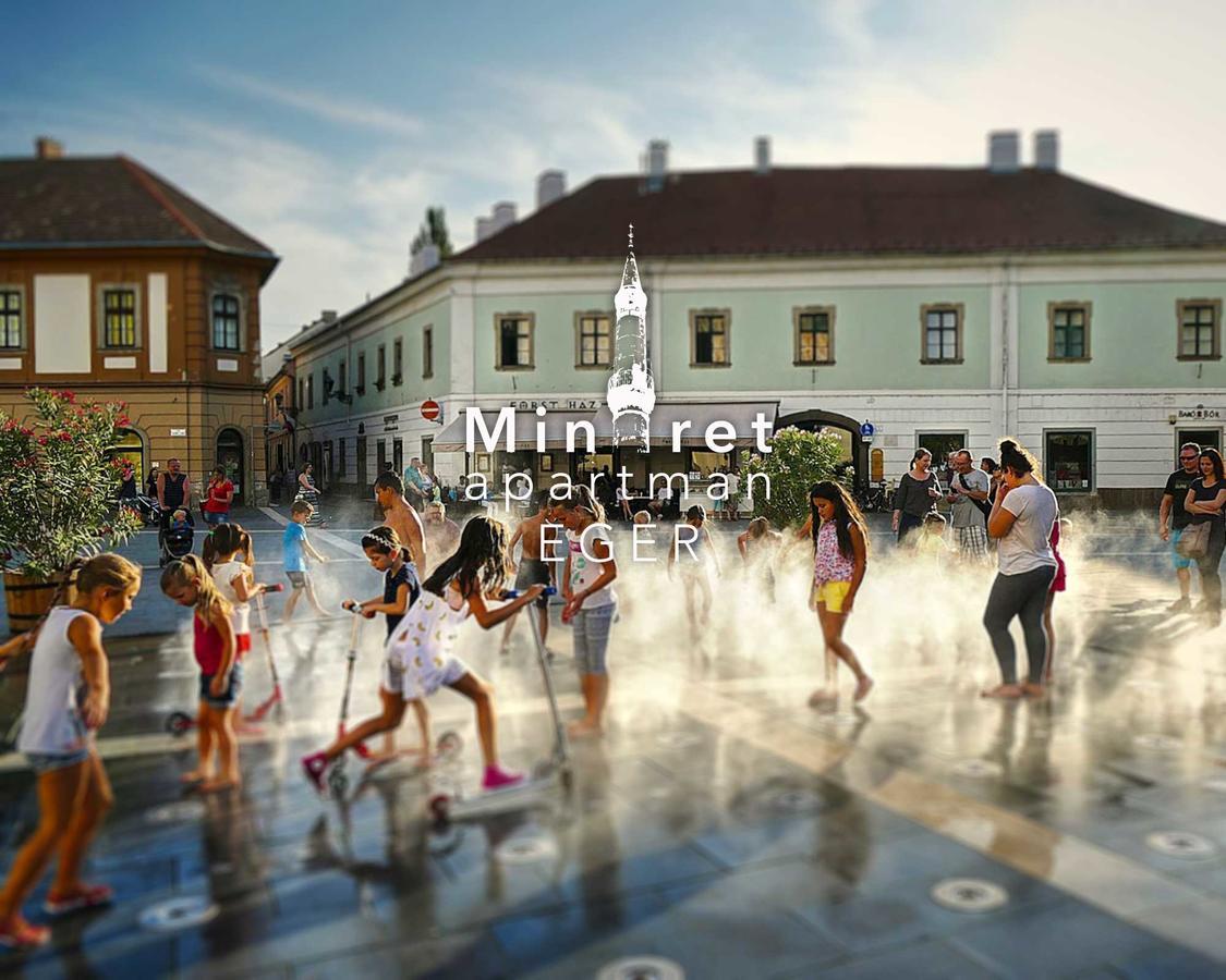 Minaret Apartman Eger Bagian luar foto